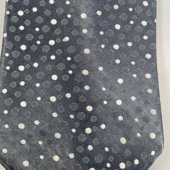 Dark Grey Woven Jacquard Tie - Picture 1 of 3